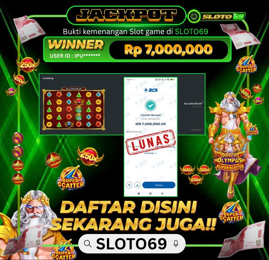 SLOTO69 WD RP 50.500.000