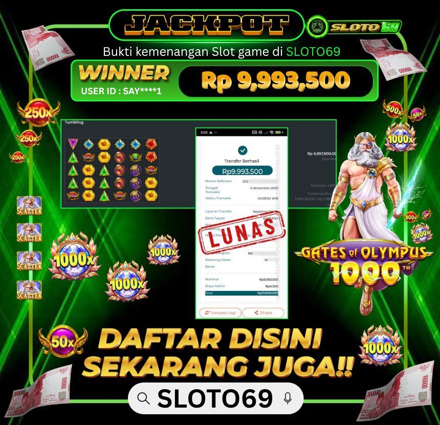 SLOTO69 WD RP 13.000.000