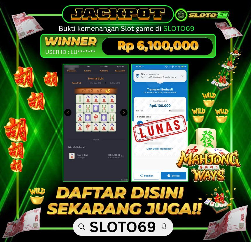 SLOTO69 WD RP 15.000.000